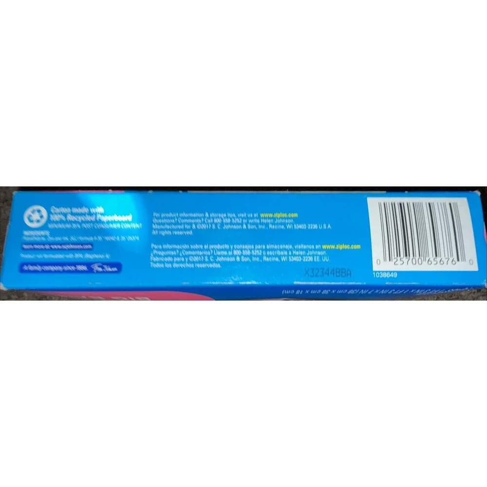 Ziploc Big Bags Large Size 3-Gallon Heavy‎ Duty Zipper Storage 15